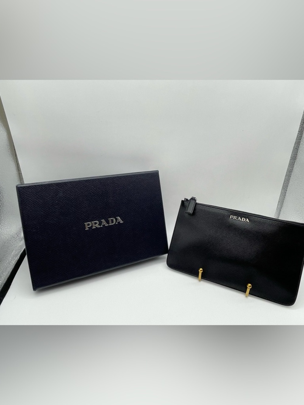 Prada Saffiano Leather Pouch